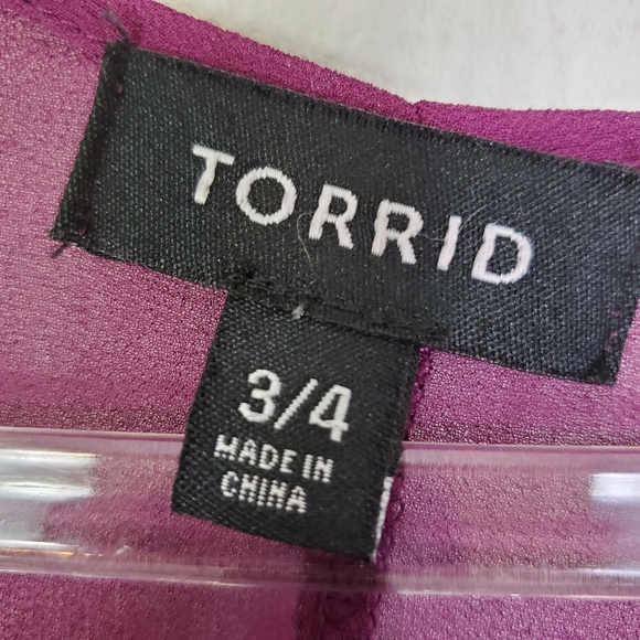 TORRID EMBROIDERED FLORAL DUSTER - Picture 6 of 7